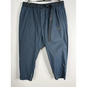 Nike Air Max Mens Windbreaker Track Pants Sz 3xl Nylon Blue Tapered Zip 861590